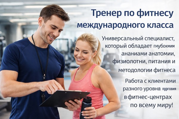 Тренер по фитнесу международного класса: компетенции, подготовка и возможности профессии