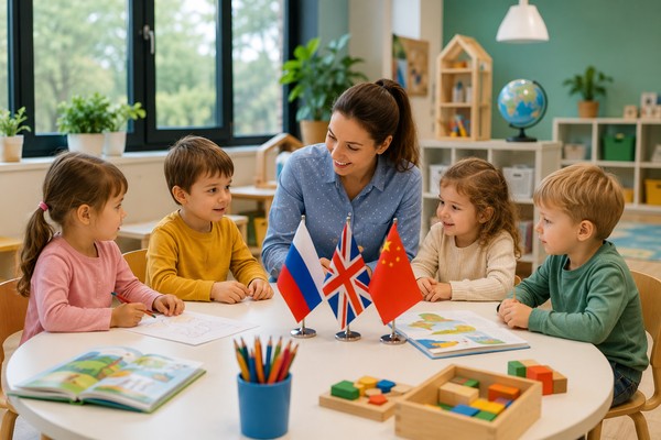 Трёхъязычный детский сад для детей 2–6 лет на Рублевском шоссе: как языковая среда помогает развивать интеллект